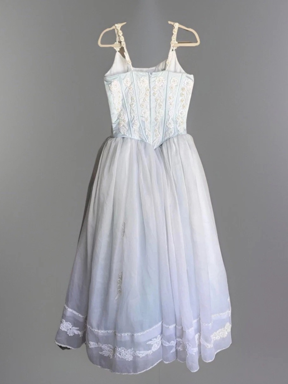 Fairytale Princess Ballgown Quinceanera Dress Corset Bodice Full Maxi Skirt 12 - Picture 9 of 16